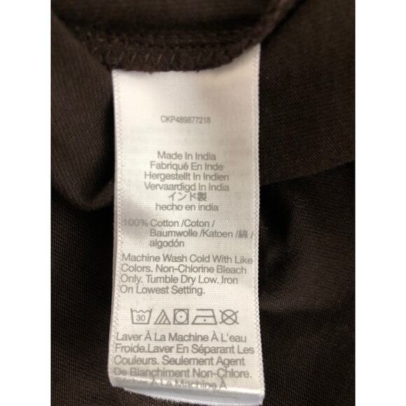 Madewell The Perfect T Shirt Crewneck Cotton Short Sleeve Tee Brown NWT  XXS - Picture 7 of 8